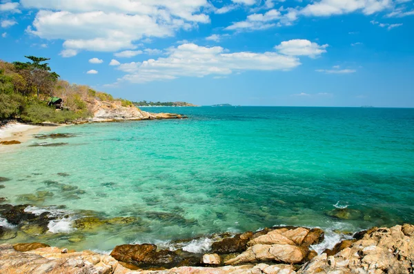 Praia em koh samet na Tailândia — Fotografia de Stock