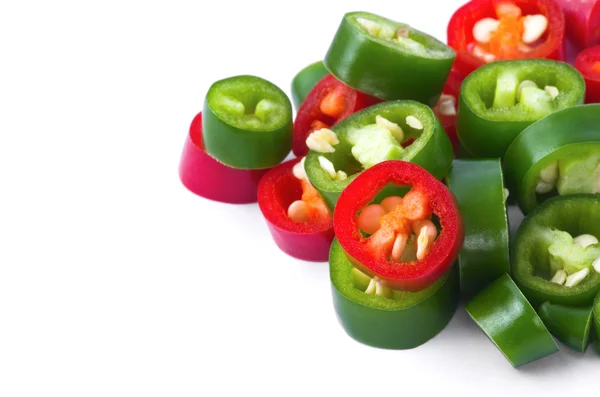 Pepper pieces — Stock Photo, Image