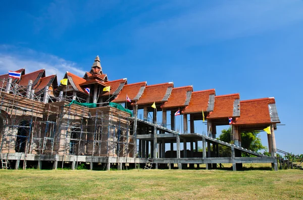 Construção de edifício templo — Fotografia de Stock