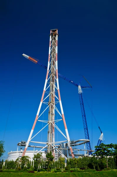 Destello de la refinería — Foto de Stock