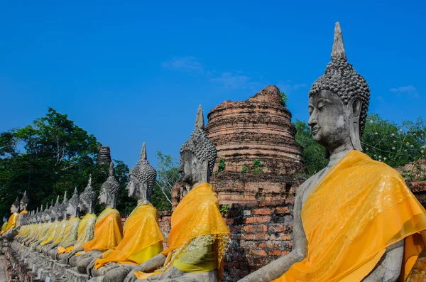 Tempel von Ayuthaya, Thailand — Stockfoto