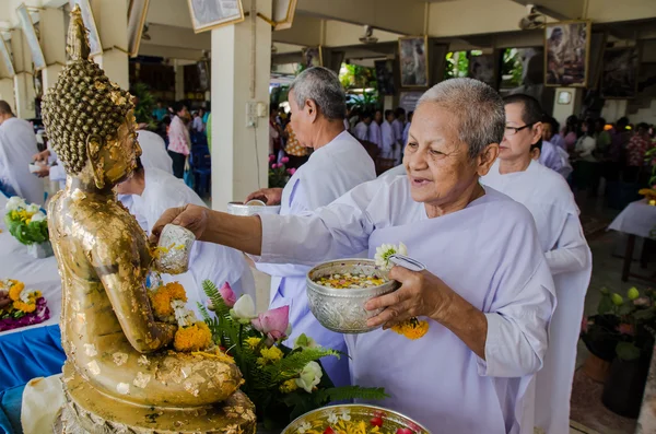 Songkran festival tradição da Tailândia — Fotografia de Stock