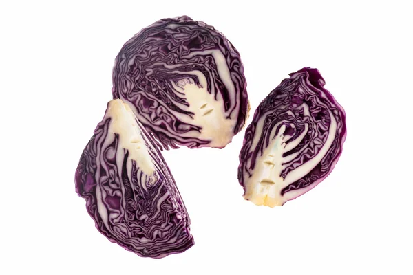 Red cabbage isolated — Stock Photo, Image