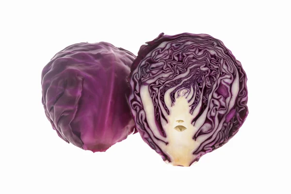 Red cabbage isolated — Stock Photo, Image