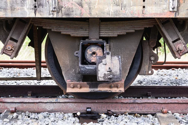 Train axles — Stock Photo, Image