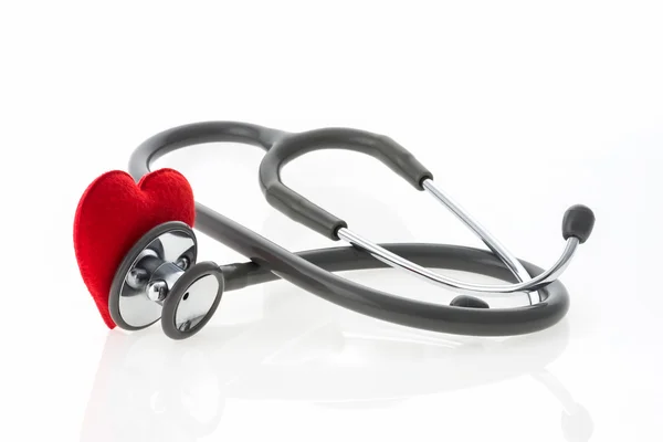 Stethoscope with heart — Stock Photo, Image