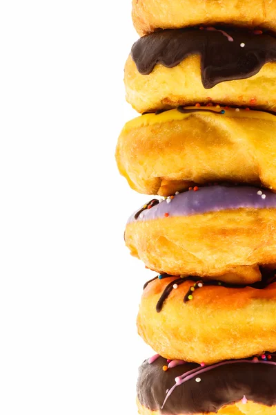 Gruppe glasierter Donuts. — Stockfoto