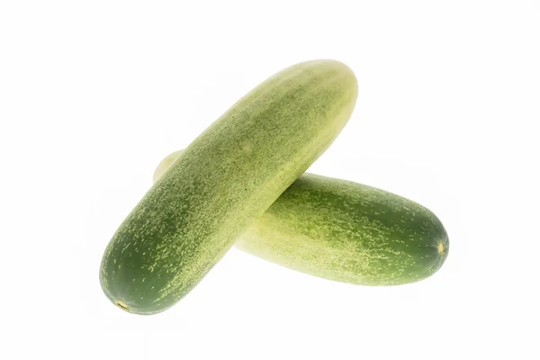 Fresh cucumbers isolated — Stock Photo, Image