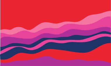 Parlak kırmızı, pembe, mor renkli soyut geometrik arkaplan broşür, duvar kağıdı, davetiye, arkaplan, pankart, sunum, el ilanı, bilgi grafikleri, poster, plaket, kumaş. Vektör 