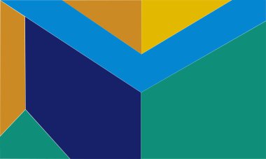 Modern soyut geometrik şekiller arka plan. Vektör çizimi. Geometrik şablon, poster, broşür, reklam, reklam, afişler, afişler, kitap kapakları, davetiyeler, el ilanları.