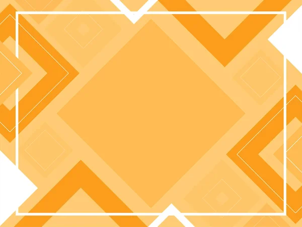 Абстрактный Геометрический Оранжевый Фон Квадратов Треугольников Шаблон Формы Искушение Пространством — стоковый вектор