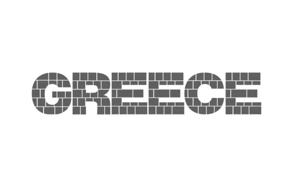 Fényképezés Kollázs Keretek Sablon Görögországban Bettering Ország Nyaralás Ikon Fotó — Stock Vector