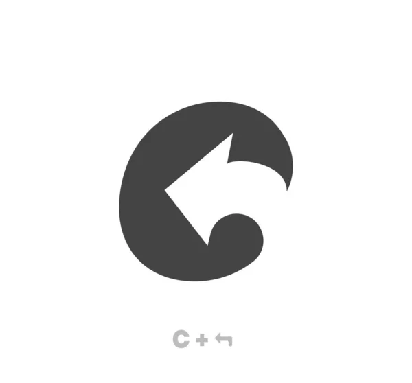 Harfi Logo Şablonu Vektörleri Geri Dönen Eşsiz Bir Logo Vektör — Stok Vektör