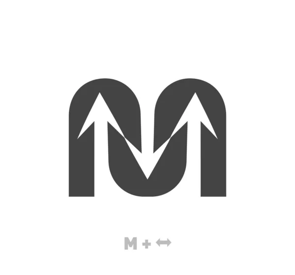 double m letter logo