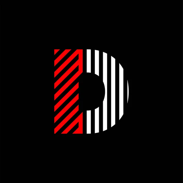 Абстрактное Письмо Line Переходный Цвет Линейного Логотипа Линейные Современные Буквенные — стоковый вектор