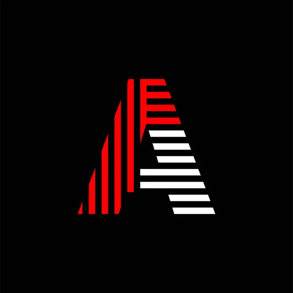 Абстрактное Письмо Line Переходный Цвет Линейного Логотипа Линейные Современные Буквенные — стоковый вектор