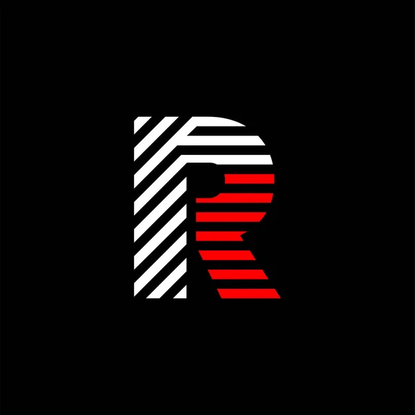 Линия Буквы Переходный Цвет Линейного Логотипа Линейные Современные Буквенные Линии — стоковый вектор