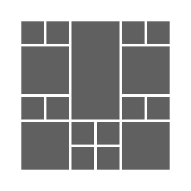 17 şablon kare fotoğraf içeriği, resim veya içerik. Vektör çerçeveleri. Yönetim Kurulu ve Marka Sunumu. Yaratıcı tema. Duygu tahtası. 17 fotoğraf. Poster çerçevesi modeli. Kolaj kavramı.