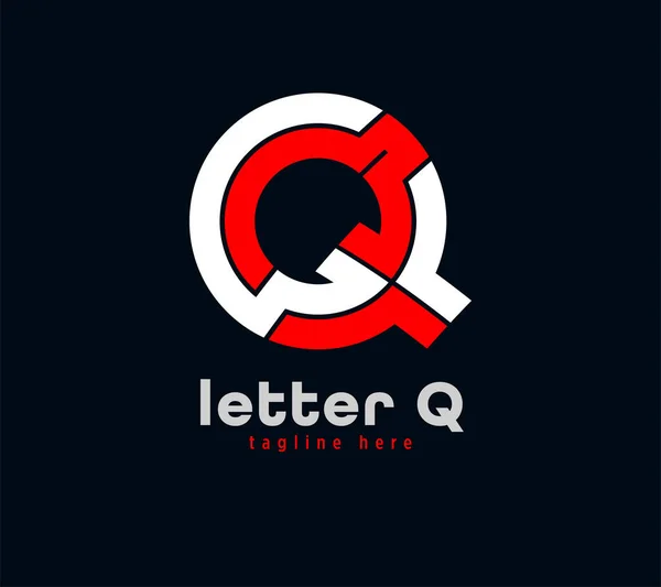 Letter Logo Design Unique Special Series Creative Minimal Design Template — 图库矢量图片