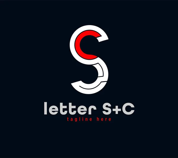 Letter Logo Design Unique Special Series Creative Minimal Design Template — Image vectorielle