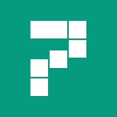 Modern numeral 7 mask area. Photo collage frames template with number. Family photo collage frames template for interior design. Vector collage layout for photo montage.