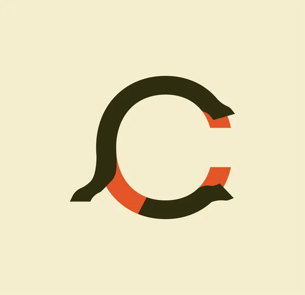 Lettera Spogliata Lettere Carta Adesive Libro Logo Design Aziendale Template — Vettoriale Stock