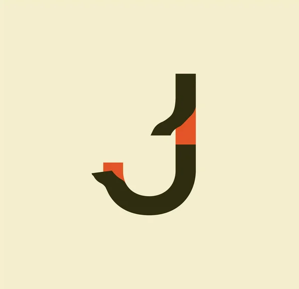 Soyulmuş Harfi Yapışkan Kağıt Harfler Kitap Logo Şablon Tasarımı Kağıt — Stok Vektör