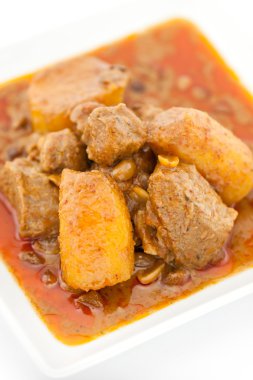 Chicken Massaman curry clipart