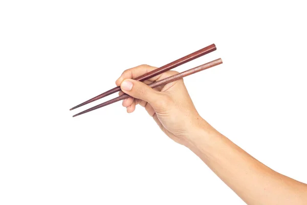 Main Tenant Des Bâtons De Sushi Pour Le Schéma De Rouleaux Comment Utiliser  La Position Des Baguettes Chinoises Asiatiques Au Japon