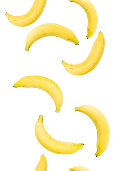 Банан Изолирован Белом Фоне — стоковое фото