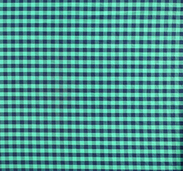 Texture Green Black Plaid Fabric Close — Fotografia de Stock