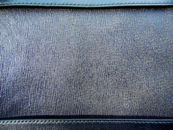 Draped Leather Texture Dark Blue Color — Stockfoto