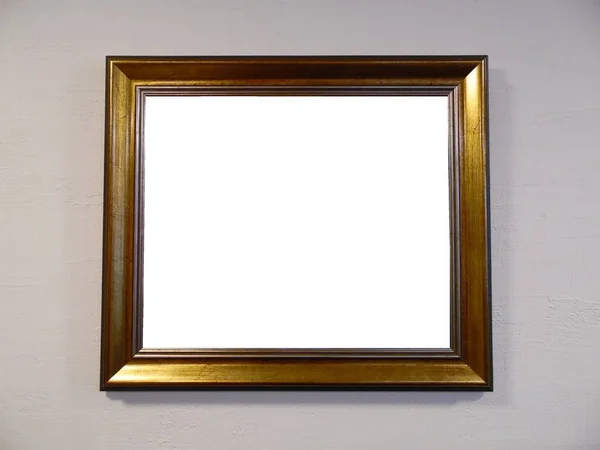 Golden Frame Picture Light Wall — Stockfoto