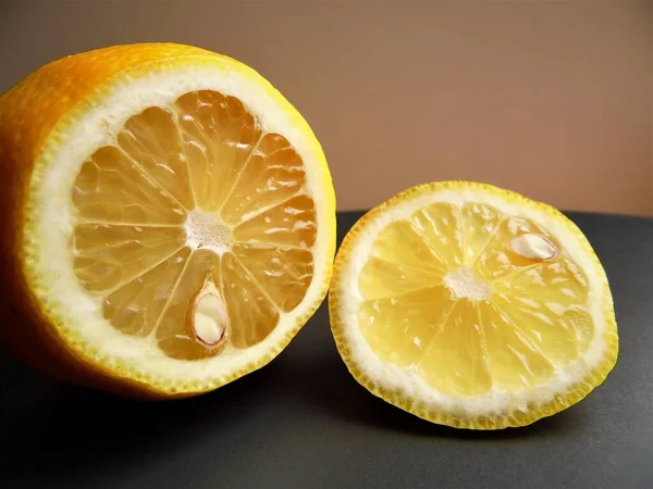 레몬을 클로즈업 — 스톡 사진