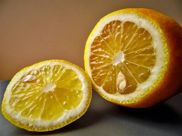 레몬을 클로즈업 — 스톡 사진