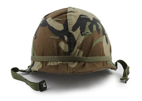 Militär mit Helm lizenzfreie Stockbilder