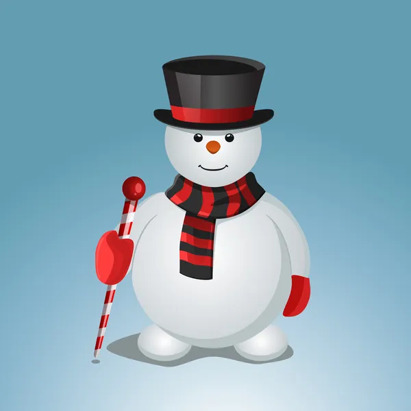 Bonhomme de neige — Image vectorielle