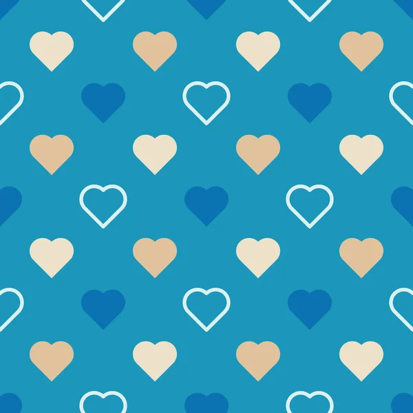 Heart Seamless Pattern Abstract Heart Background — Vetor de Stock