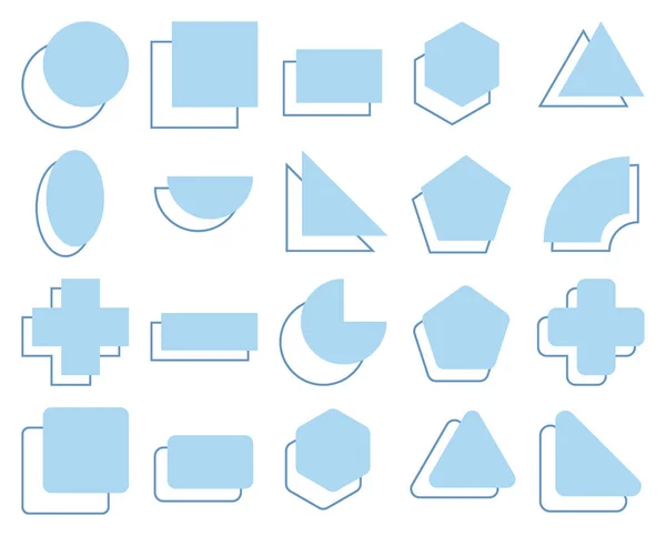 Geometrisches Element Designelemente Für Die Dekoration — Stockvektor