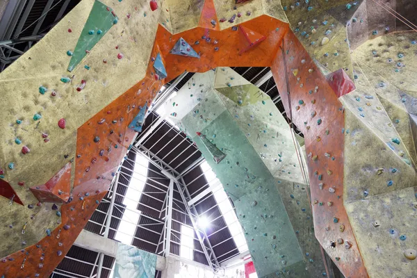 Indoor climbing wall — Stock Photo, Image