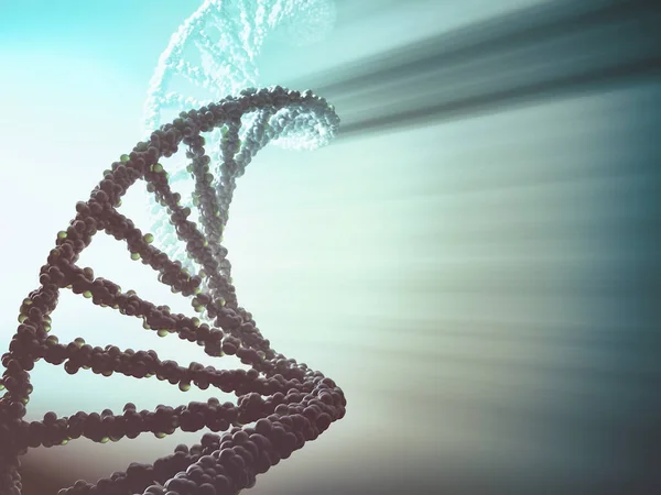 Dna Molecule Backlight Genetic Code Helical Molecules — Stock Photo, Image