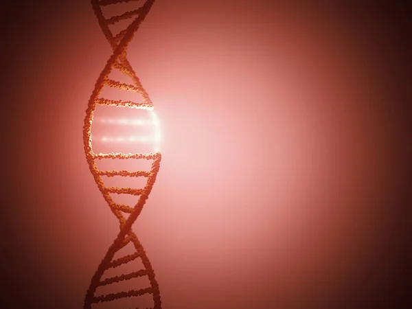 Helical Dna Code Grouped Spheres Forming Genetic Molecules — Stock Photo, Image