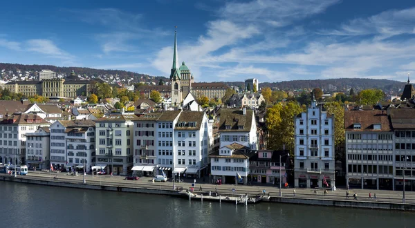 Zurich par un jour d'automne lumineux — Photo