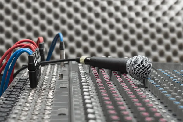 Detail mikrofonu — Stock fotografie
