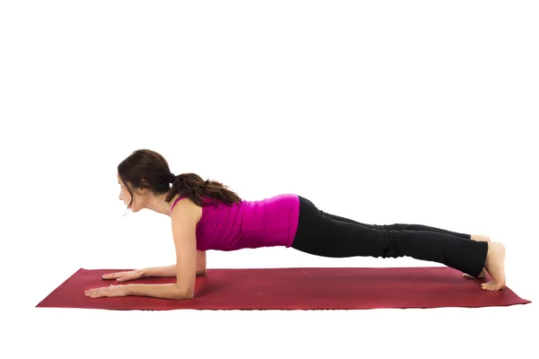 Forearm Plank in Yoga — Stock Photo, Image