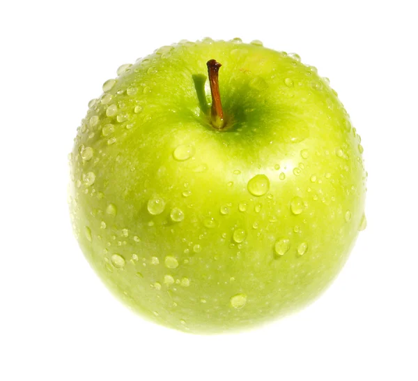 Зеленое яблоко — стоковое фото