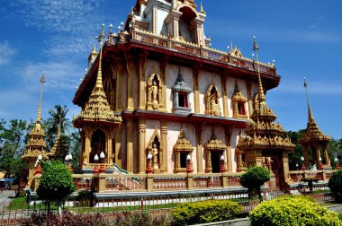 Phuket, Tayland: vihan Binası'nda wat chalong