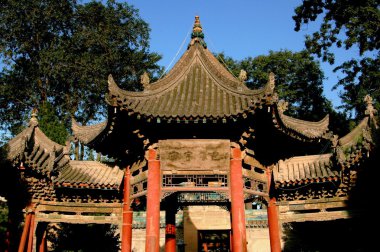 Xi'an, Çin: c. 742 büyük cami bahçe köşk