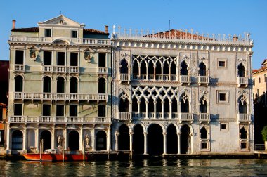 Venice, Italy: Ca d'Oro Mansion on Grand Canal clipart