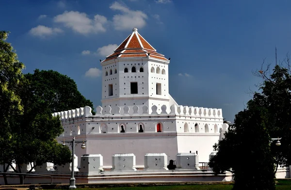 Bangkok, Tajlandia: phra athit twierdza — Zdjęcie stockowe